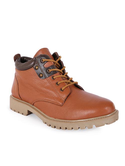 tan leather boots - 12125137 - Very Small Image - 1
