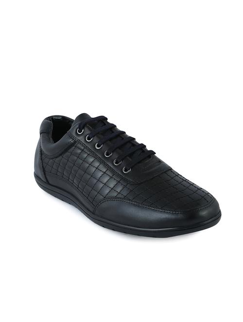 black leather lace up shoes - 12125155 - Very Small Image - 1