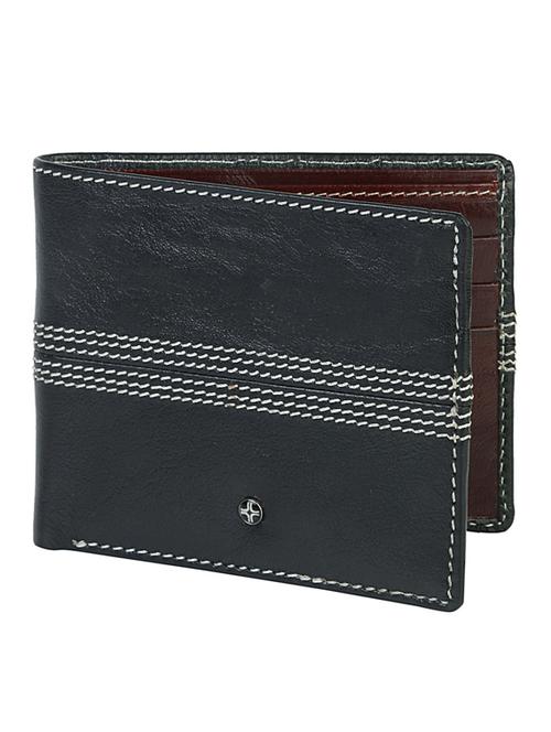 black & brown leather wallet - 12125452 - Very Small Image - 1