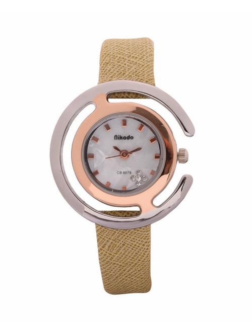 jm new quicksand mxre fashion ladies leisure quartz belt gold watch - 12126023 - Very Small Image - 1