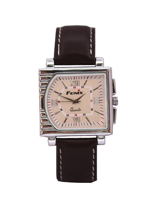 jm mens analog leather belt watch - 12126098 - Very Small Image - 1