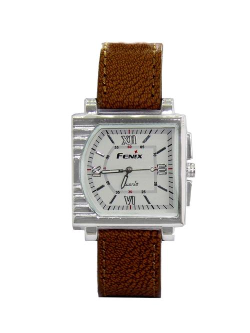 jm mens analog leather belt watch - 12126104 - Very Small Image - 1