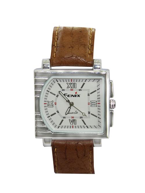 jm mens analog leather belt watch - 12126105 - Very Small Image - 1