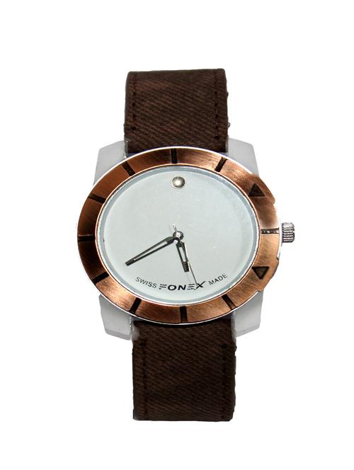 jm mens analog leather belt watch - 12126107 - Very Small Image - 1