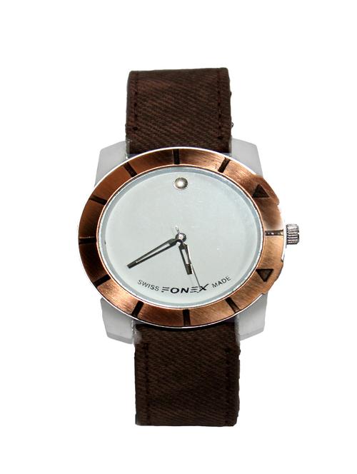 jm mens analog leather belt watch - 12126108 - Very Small Image - 1
