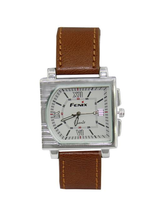 jm mens analog leather belt watch - 12126109 - Very Small Image - 1