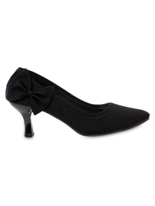 black lycra fabric pumps - 1212995 - Very Small Image - 1