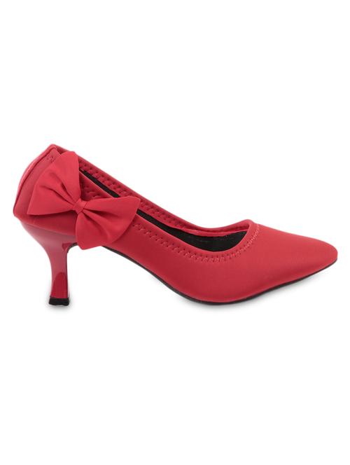 red fabric pumps - 1212996 - Very Small Image - 1