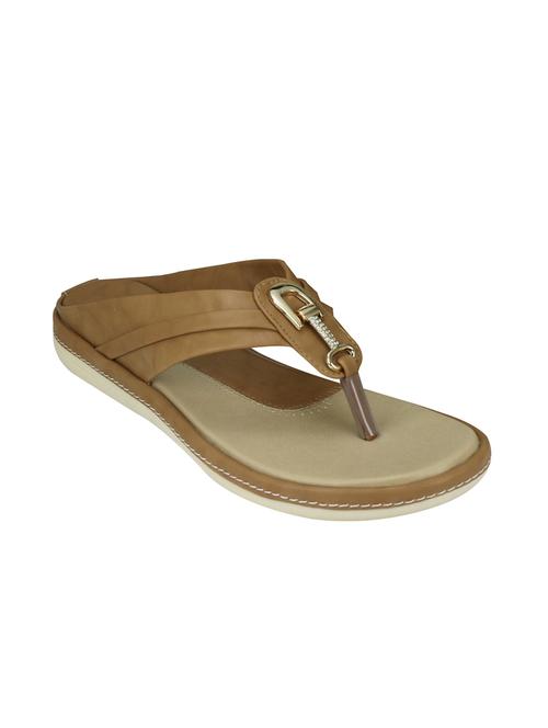 beige faux leather sandal - 12132043 - Very Small Image - 1
