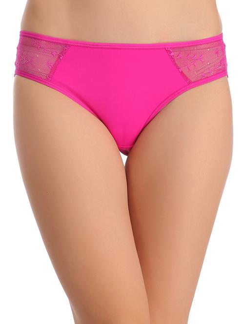 pink nylon bikini panty - 12132249 - Very Small Image - 1