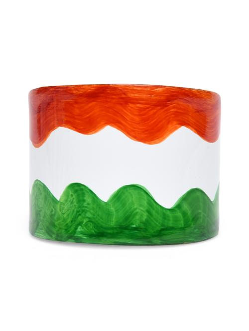 tri color metal brass cuff - 1214606 - Very Small Image - 1