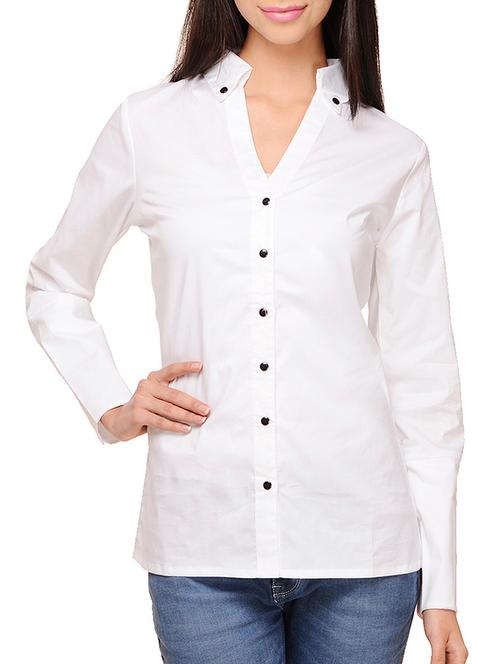 white cotton regular shirt - 12147721 - Very Small Image - 1