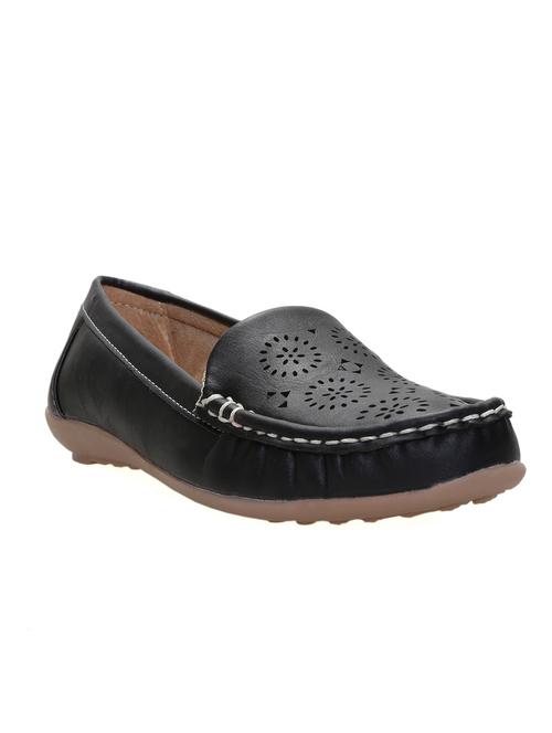 black faux leather loafer - 12147928 - Very Small Image - 1