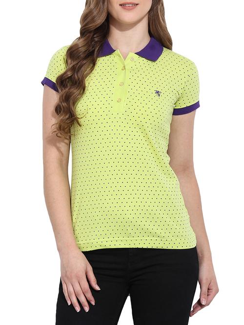 yellow cotton regular tshirt - 12150847 - Very Small Image - 1