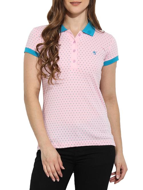 pink cotton regular tshirt - 12150848 - Very Small Image - 1