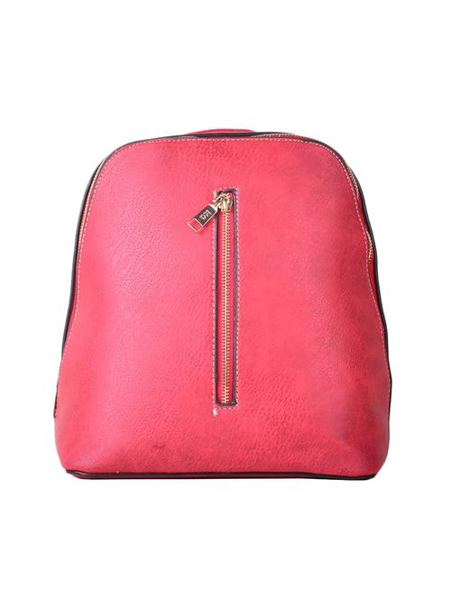 pink synthetic leather backpack - 12150992 - Very Small Image - 1