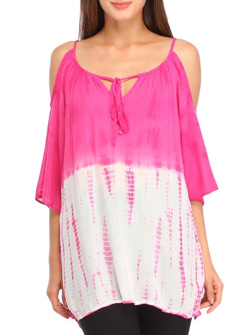 pink viscose regular top - 12151299 - Very Small Image - 1