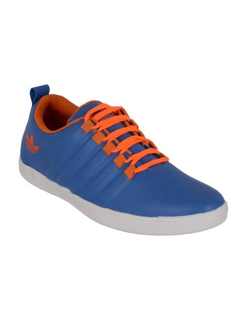 blue synthetic lace up shoes - 12152758 - Very Small Image - 1