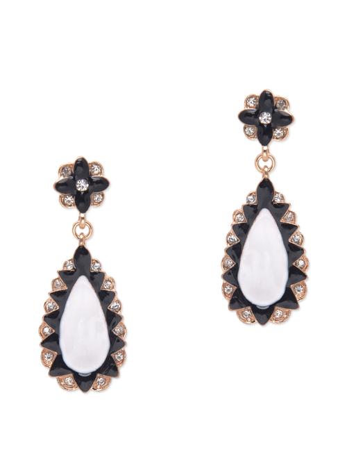 multicolored metallic embellished drop earrings - 1215311 - Very Small Image - 1
