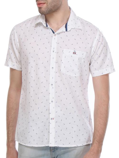 multi colored linen casual shirt - 12153150 - Very Small Image - 1