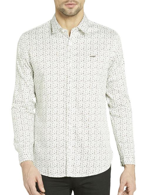 white cotton casual shirt - 12154146 - Very Small Image - 1