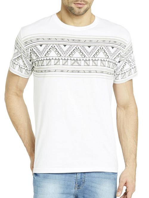 white cotton tshirt - 12154171 - Very Small Image - 1