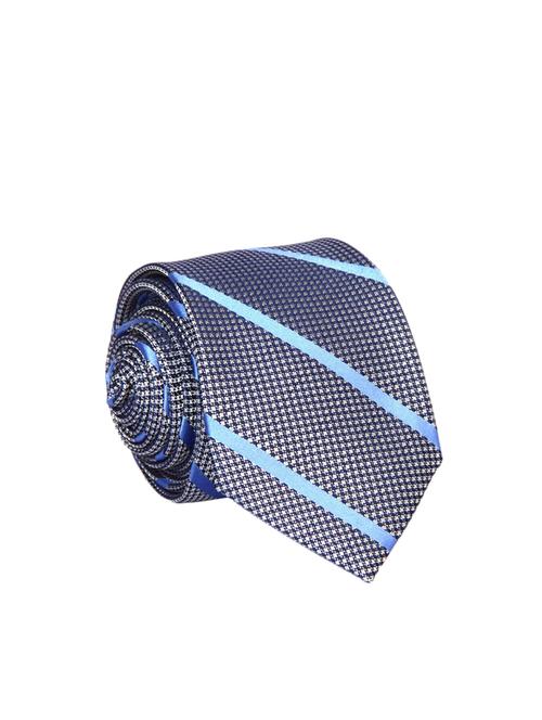 blue color, micro fiber neck- tie - 12157427 - Very Small Image - 1