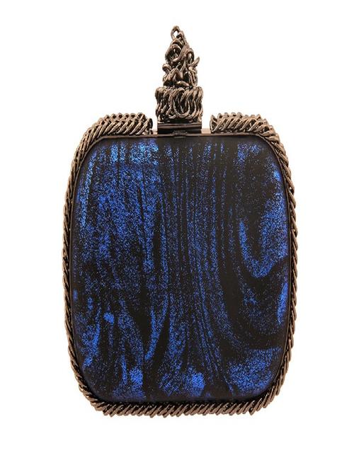 blue printed box clutch - 1215884 - Very Small Image - 1