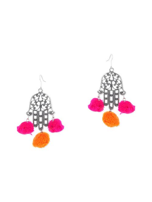 silver metal earring - 12160827 - Very Small Image - 1
