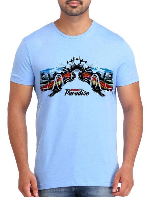 blue polyester tshirt - 12161407 - Very Small Image - 1