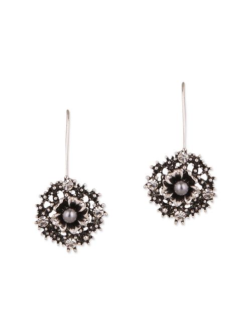 black metal drop earring - 12168296 - Very Small Image - 1