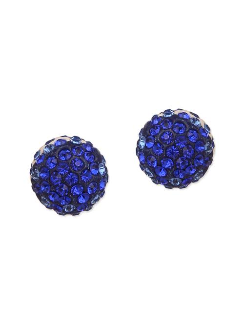 blue metal studs earring - 12168355 - Very Small Image - 1
