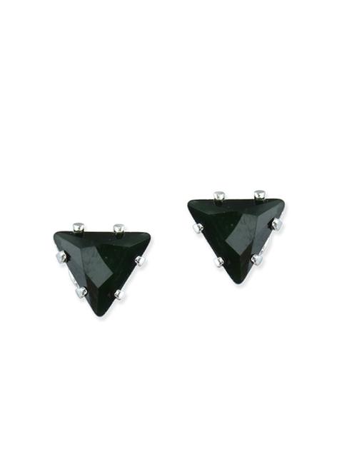 black brass studs earrings - 12168480 - Very Small Image - 1