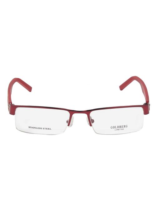 red plastic rectangle spectacle frame - 12170026 - Very Small Image - 1