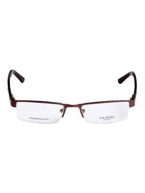 brown plastic rectangle spectacle frame - 12170064 - Very Small Image - 1