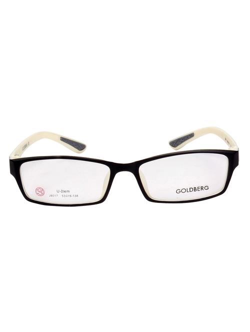 black plastic rectangle spectacle frame - 12170129 - Very Small Image - 1