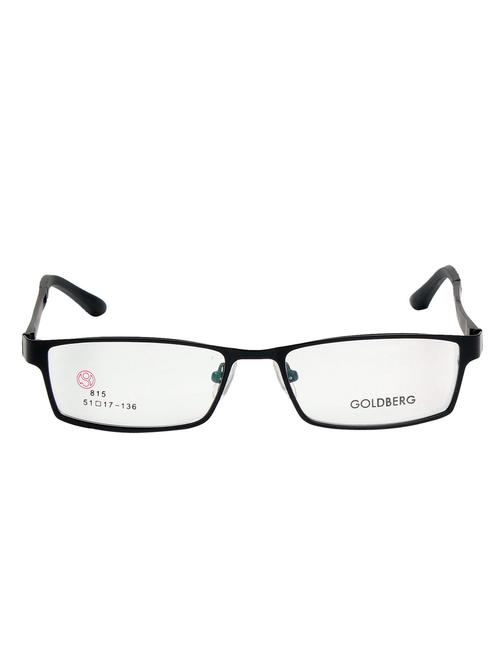 black plastic rectangle spectacle frame - 12170169 - Very Small Image - 1