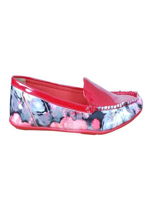 red rexin loafer - 12172928 - Very Small Image - 1
