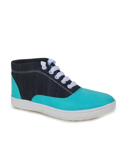 blue leatherette sneaker - 12173802 - Very Small Image - 1