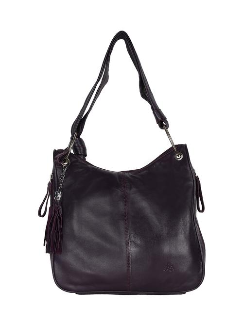 purple leatherette handbag - 12175214 - Very Small Image - 1
