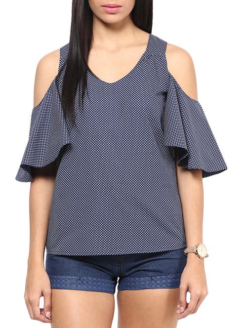 blue cotton regular top - 12175858 - Very Small Image - 1