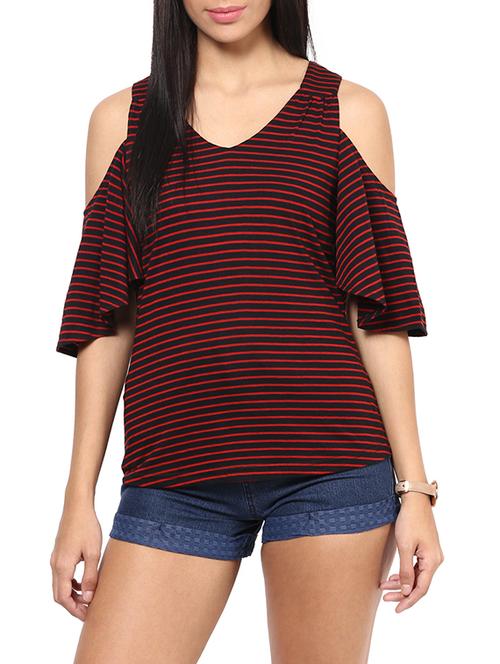 red cotton regular top - 12175860 - Very Small Image - 1