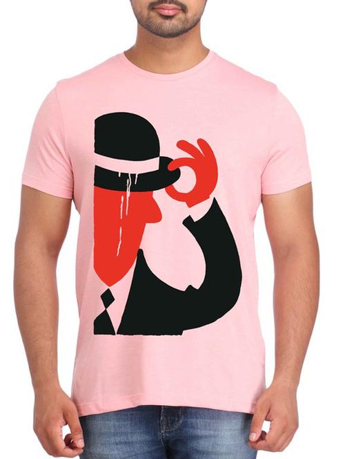pink polyester tshirt - 12176278 - Very Small Image - 1
