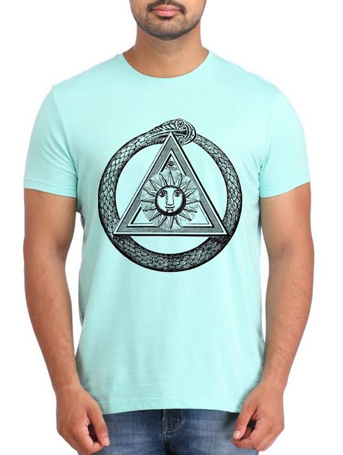 light blue polyester tshirt - 12176517 - Very Small Image - 1