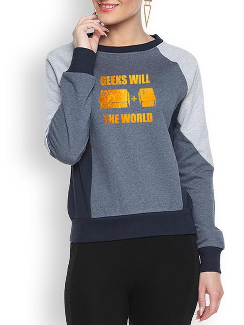 round neck printed sweatshirt - 1217815 - Very Small Image - 1