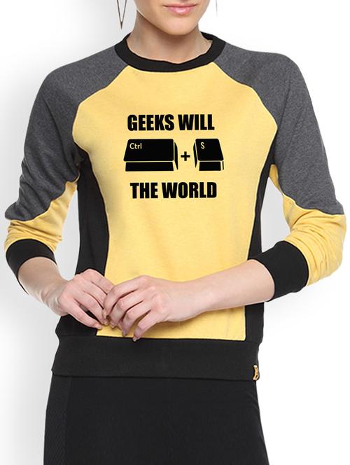 women's color block sweatshirt - 1217818 - Very Small Image - 1
