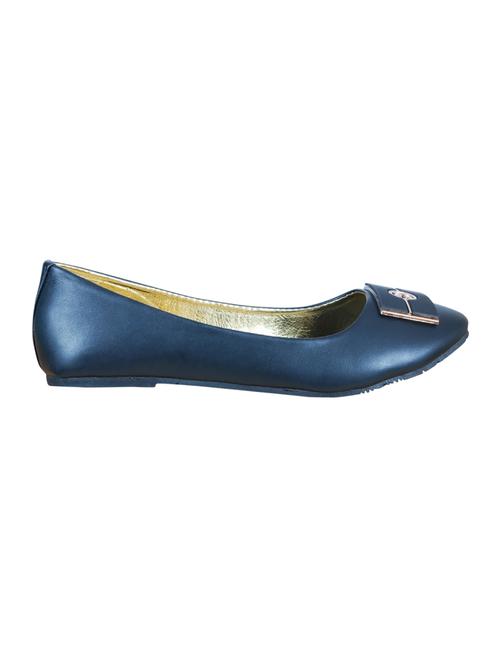 black faux leather ballerina - 12178214 - Very Small Image - 1