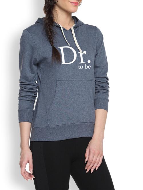 printed denim sweatshirt - 1217993 - Very Small Image - 1