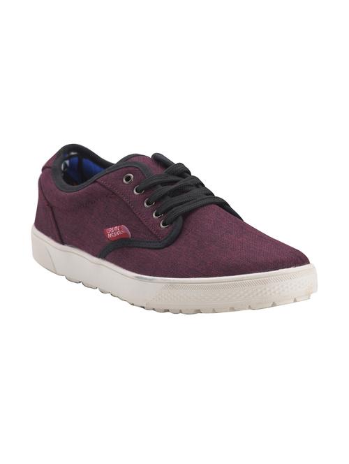 red canvas lace up sneakers - 12183705 - Very Small Image - 1