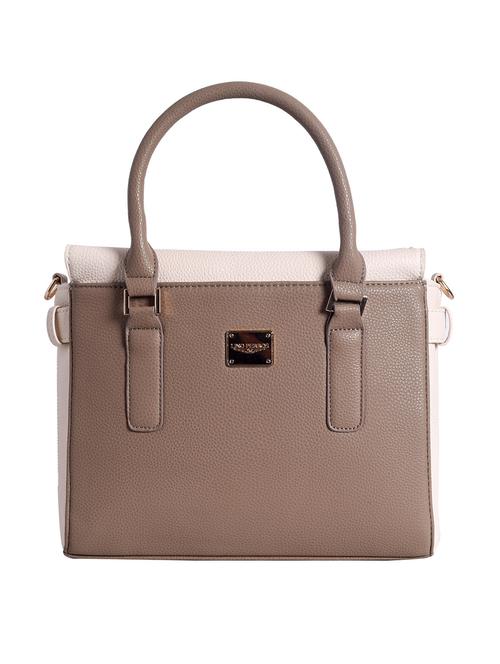 beige leatherette handbag - 12184034 - Very Small Image - 1